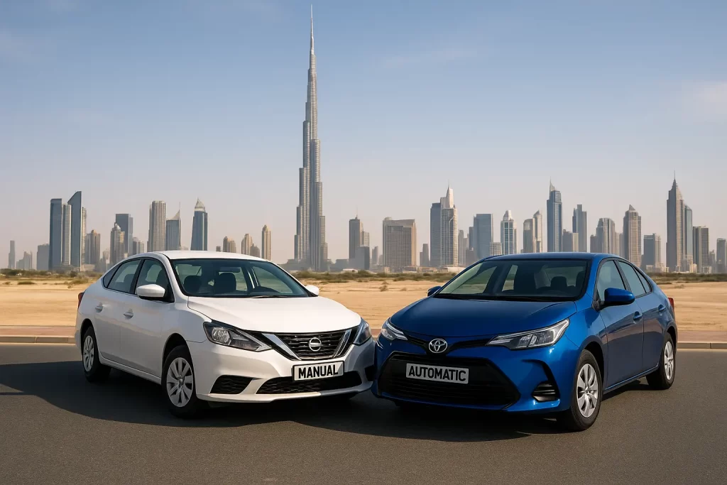 manual or automatic? which car to hire