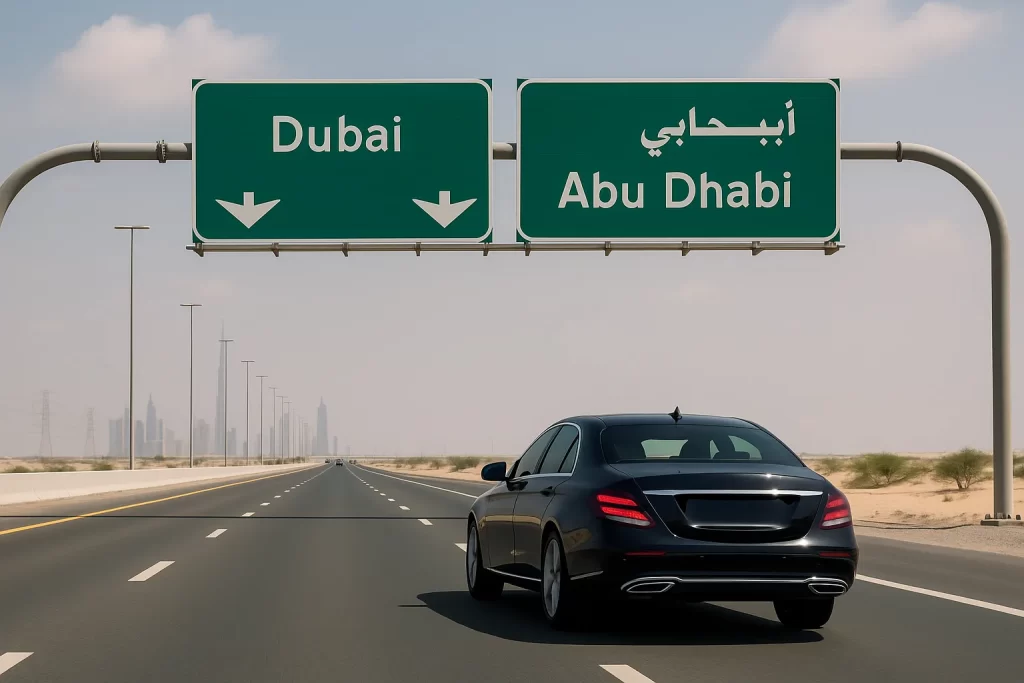 Dubai to Abu Dhabi with a Chauffeur