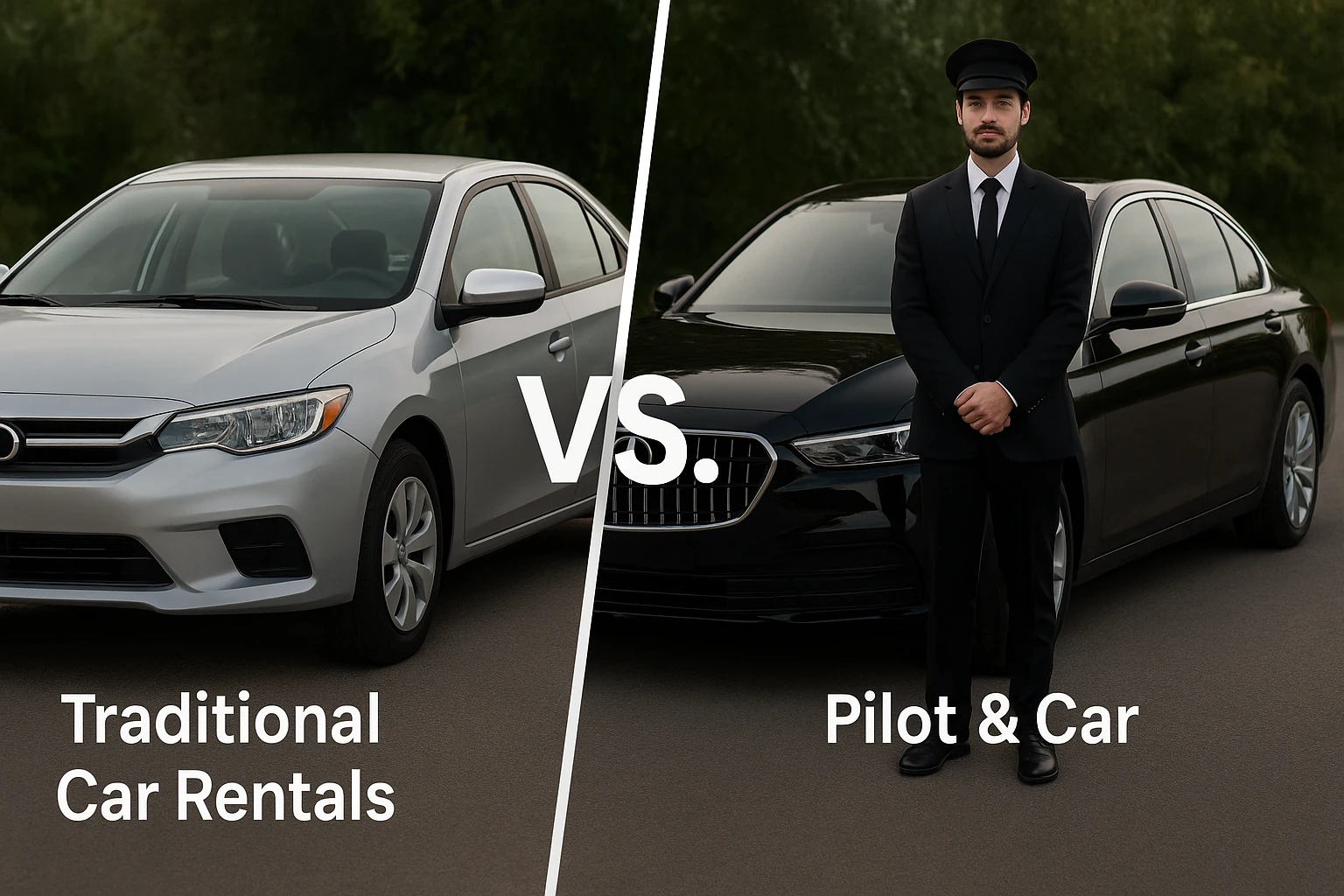 Pilot & Car vs Traditional Car Rentals – What Makes Our Chauffeur Service Unique?