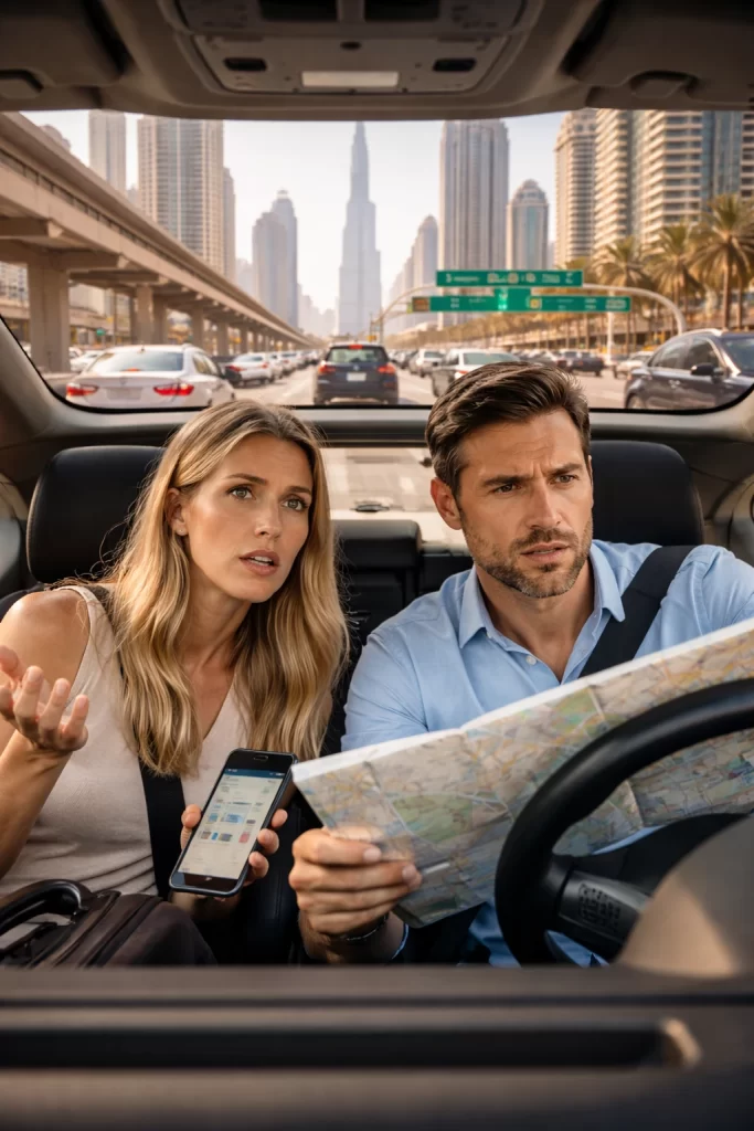 First-Time Visitors Struggle with Dubai Roads
