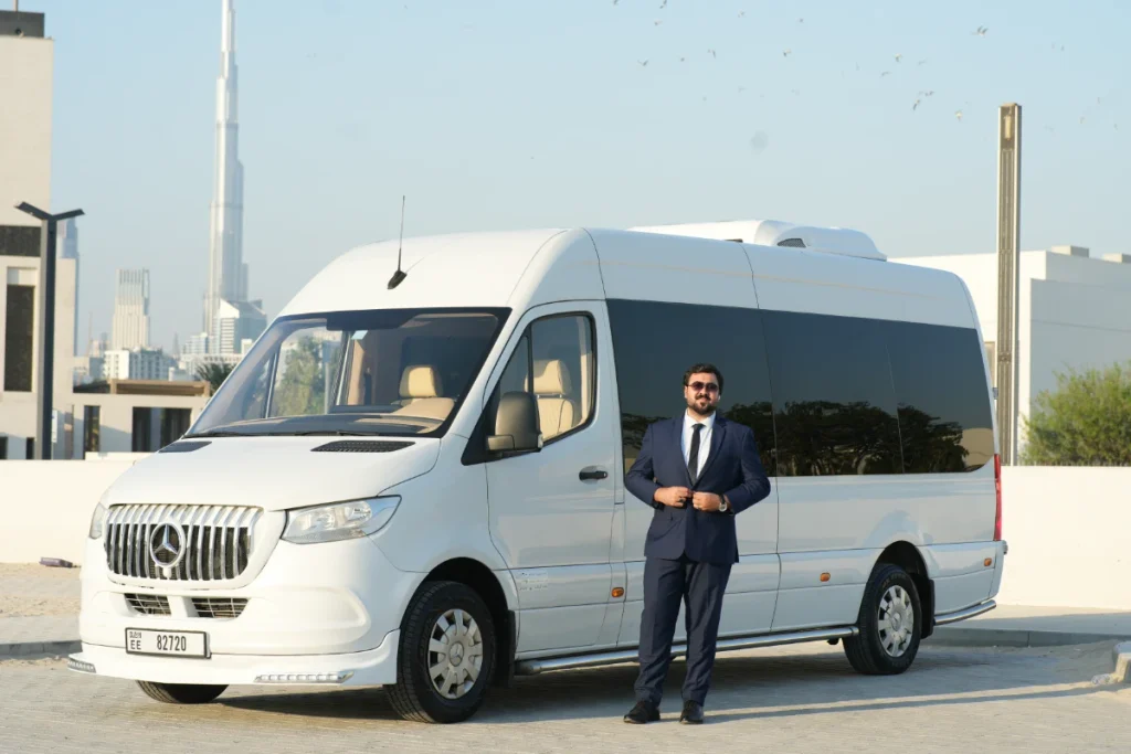 Mercedes van rental Abu Dhabi
