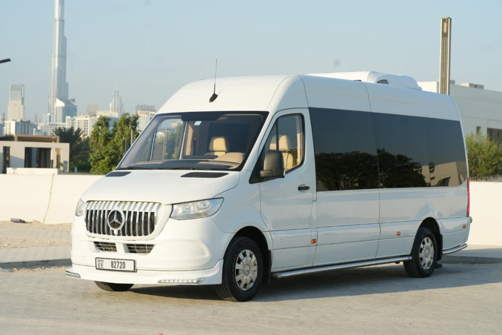 Mercedes van rental Dubai